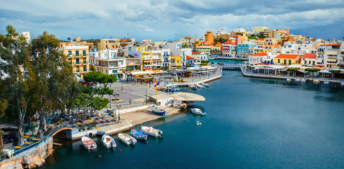 The lovely town of Agios Nikolaos