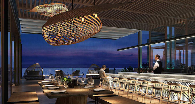 Bar area at the Renaissance Pattaya Resort & Spa